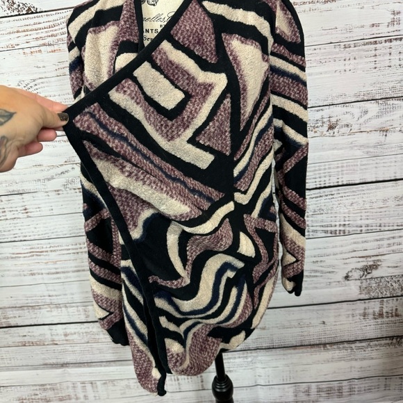 Lucky Brand waterfall front chevron size XS long sleeve cardigan‎ - Picture 9 of 11